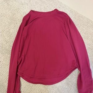 lululemon long sleeve top with reflective markings